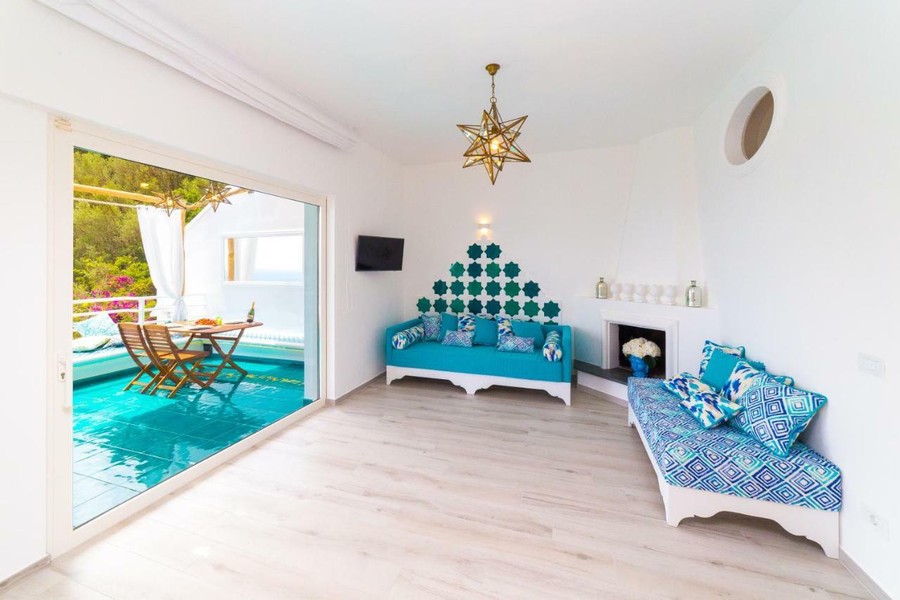 Eden House Positano Villa Bagian luar foto